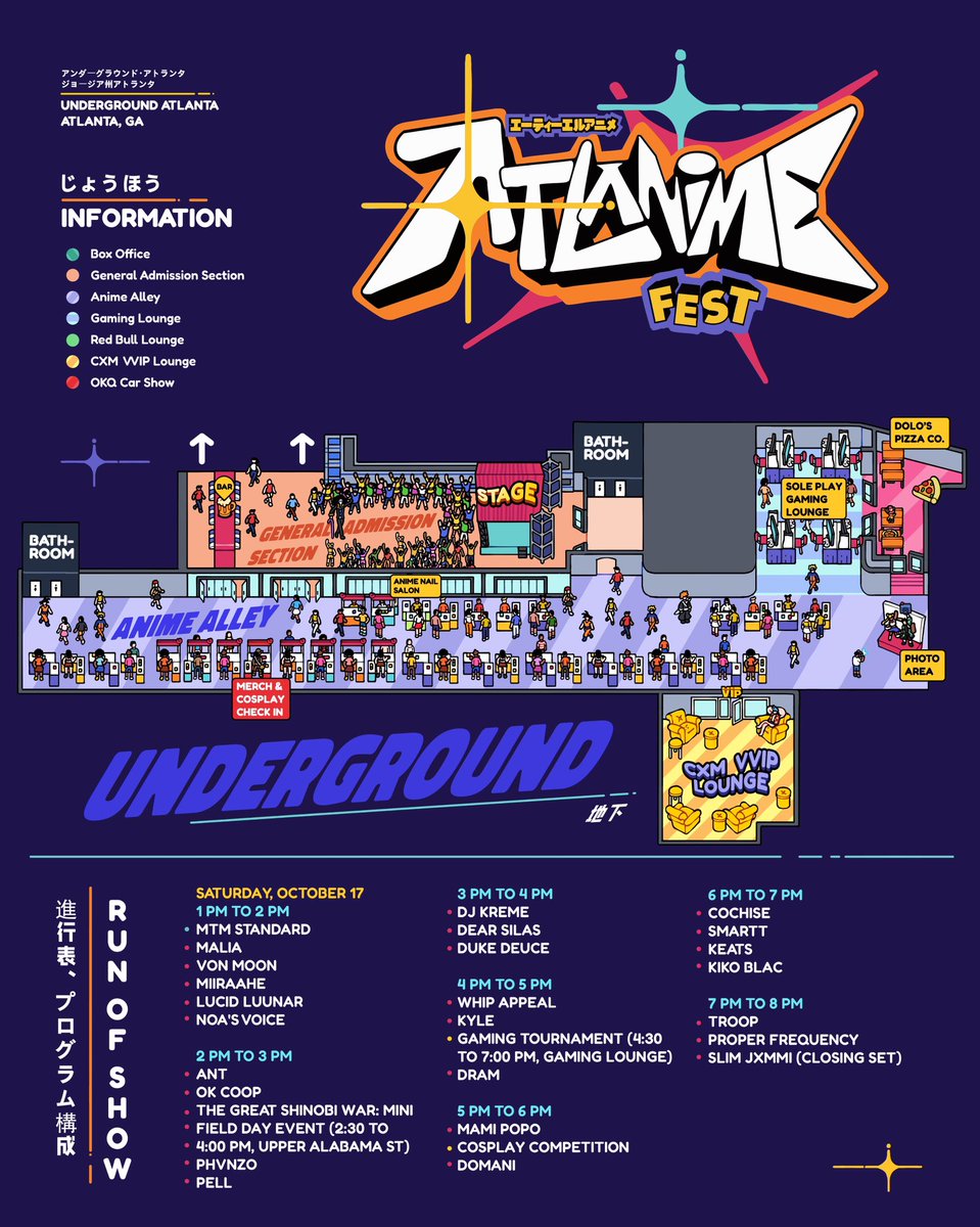 bran_da_don20's tweet photo. #AtlanimeFest2026 finna be dope next week! Make sure y’all use this to guide yourself around🙂‍↕️🙂‍↕️‼️ https://t.co/zEH6W2LvV8