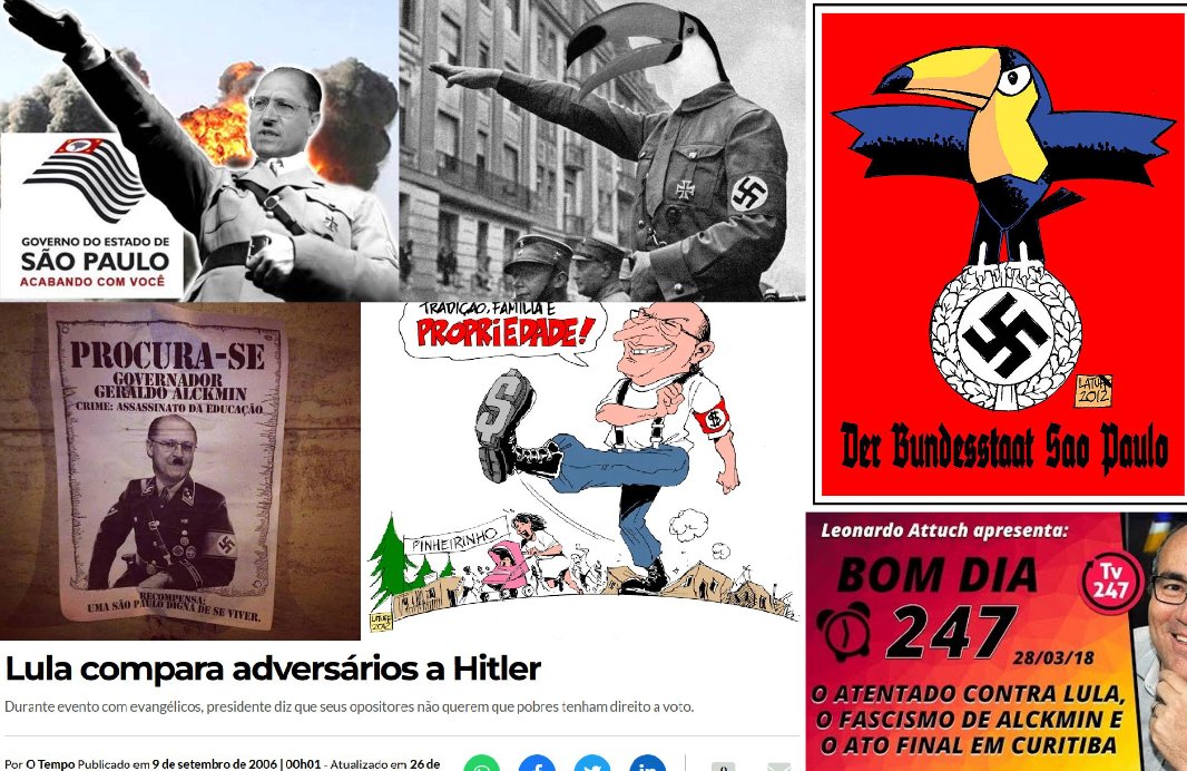CentralAncap's tweet photo. Você lembra quando o PT chamava o Geraldo de nazista. https://t.co/cd2TKpk6j6