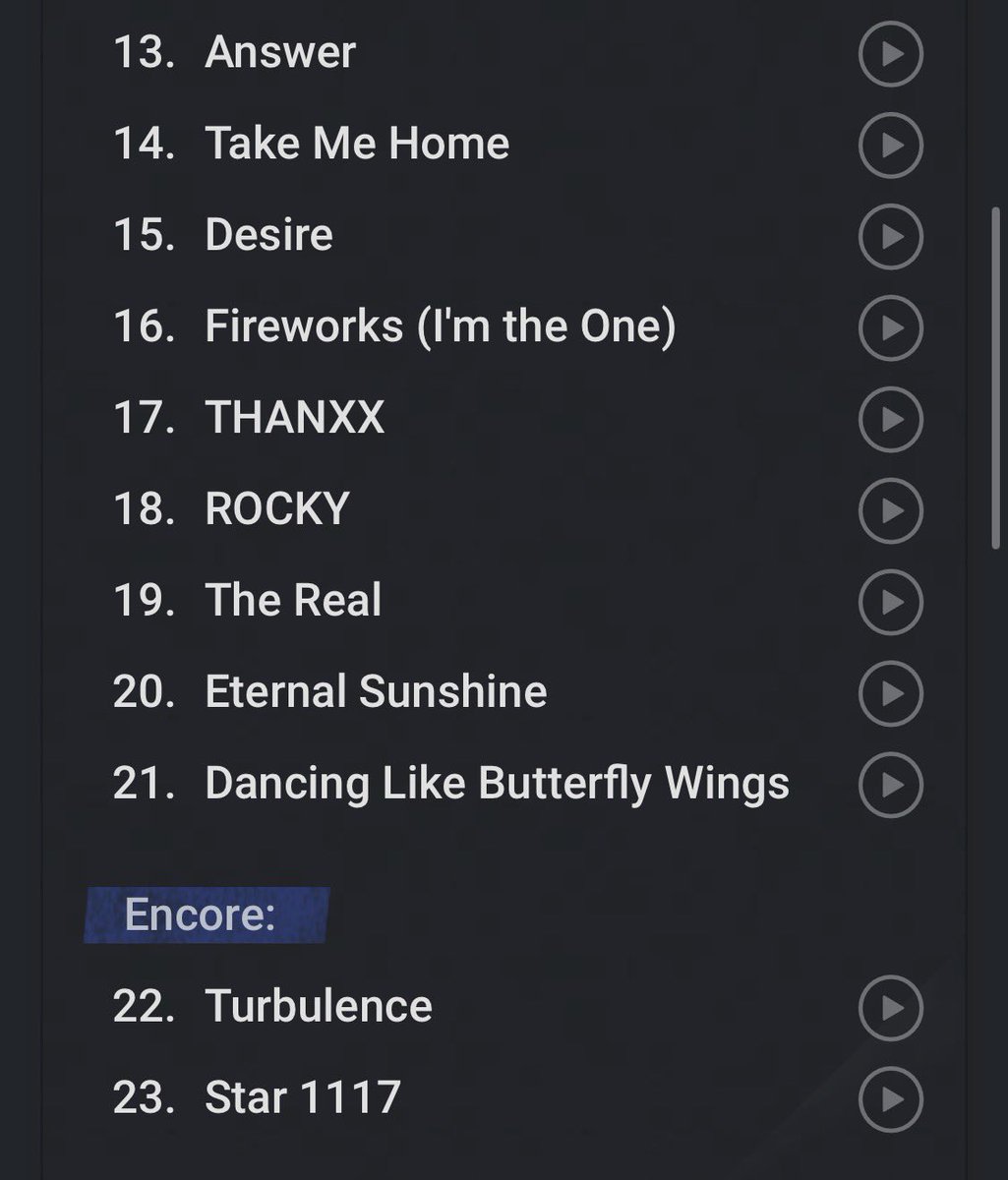 6v6prnt's tweet photo. just looked back at the ATEEZ setlist from 2022 why was this the best setlist ever https://t.co/EB10yJVhpz