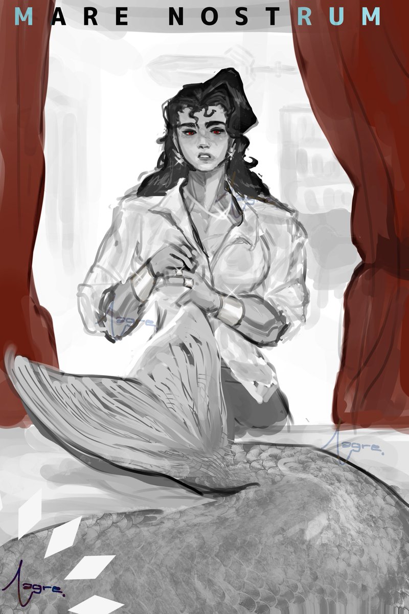 Tronki45's tweet photo. She wants that fish soo bad (#MERMAIDDOMINA) #vendetta #dominetta https://t.co/OT3t9gHE4X
