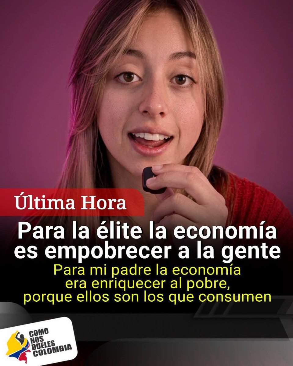 XPost1A's tweet photo. Antonella. La hija del Presidente @petrogustavo con la boca llena de razón. https://t.co/5sTRzElQN2