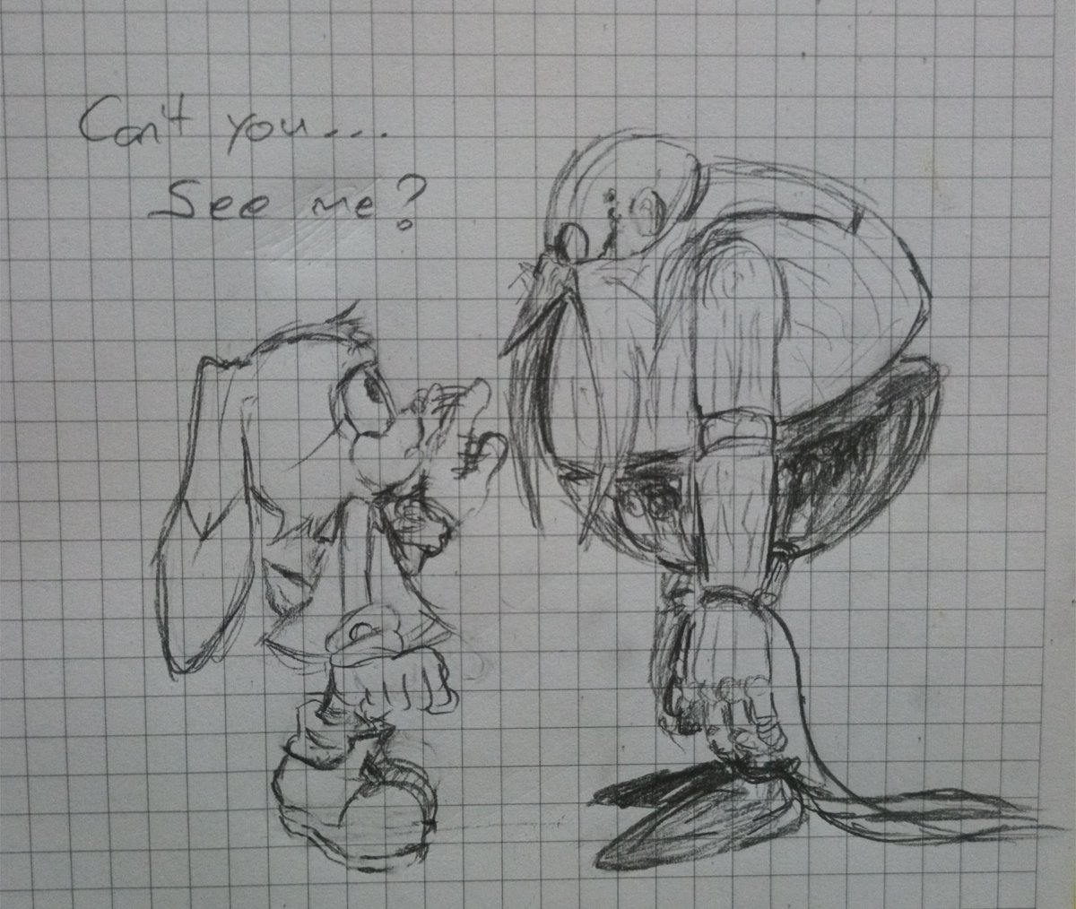 My_Diamond7945's tweet photo. Exe-tober day 10: Role swap

I didn't really have any ideas for this one so I randomly came up with this😭
I think I drew Alice too tall too-
#takeabreather #briangriffinplush #exetober https://t.co/7fpPuMTaSK