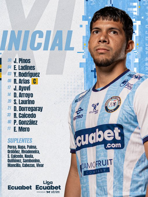 laredecuador's tweet photo. ¡Partido en Guayaquil! 🔥

Así forman @GuayaquilCityFC 🔵 y @CSEmelec 🔵⚡ para su partido por la fecha 2 del cuadrangular por la Copa Sudamericana de la LigaPro. 🏆🇪🇨 https://t.co/6usUzQri9n