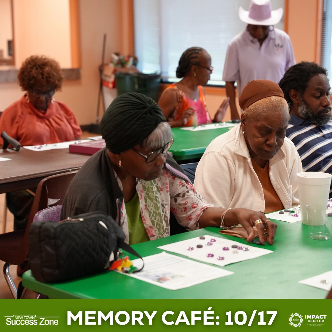 ntsz_jax's tweet photo. Join us on Saturday, October 17 for conversation, connection, refreshments, and helpful resources in a welcoming, supportive space for caregivers and their loved ones.
Reminder: This event is held at our 1083 Line Street location.
#MemoryCafe #NewTownSuccessZone #Jacksonville https://t.co/Gn03kiNBSe