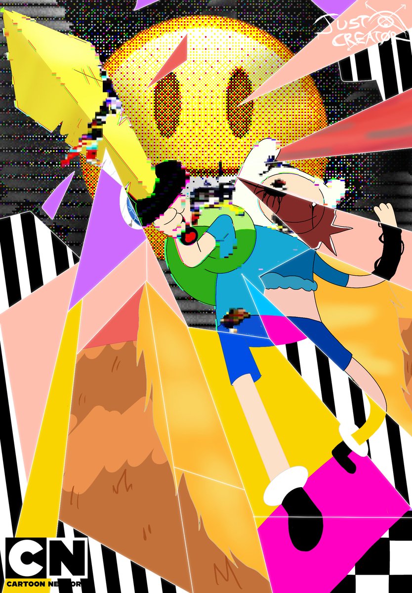 Justcreator_43's tweet photo. The shattered multiverse of our fallen hero…  #pibby #crossover #adventuretime https://t.co/YQd6T8jile