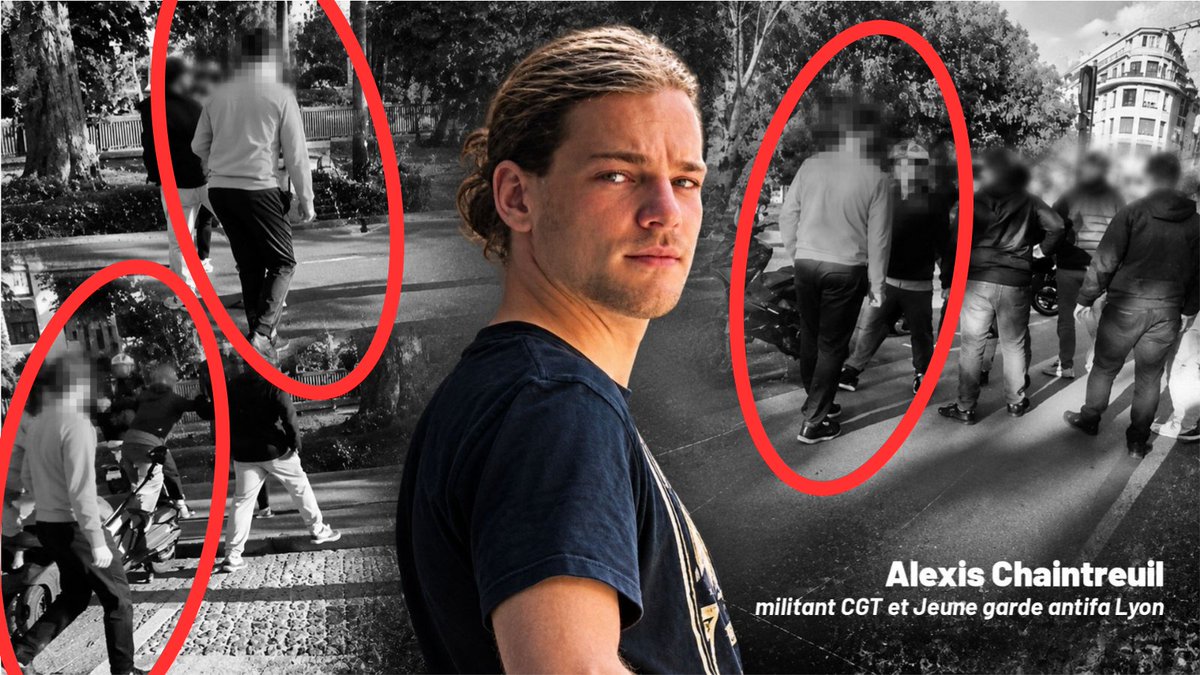 jean_bexon's tweet photo. 🔴 EXCLU | 

Alexis Chaintreuil, meurtrier présumé de Quentin, est aussi inculpé + placé sous contrôle judiciaire pour une agression antisémite commise le 27 mai 2024. 

Avec 9 membres de la Jeune garde dirigée par Raphaël Arnault, il a pris à parti dans le métro un jeune juif de 15 ans.  

Ici, en photo en train d'invectiver des juifs considéré comme sioniste par la Jeune garde de Raphaël Arnault ce même 27 mai 2024. 

Selon mes informations, le procès pour agression antisémite aura lieu après les élections présidentielles et législatives.