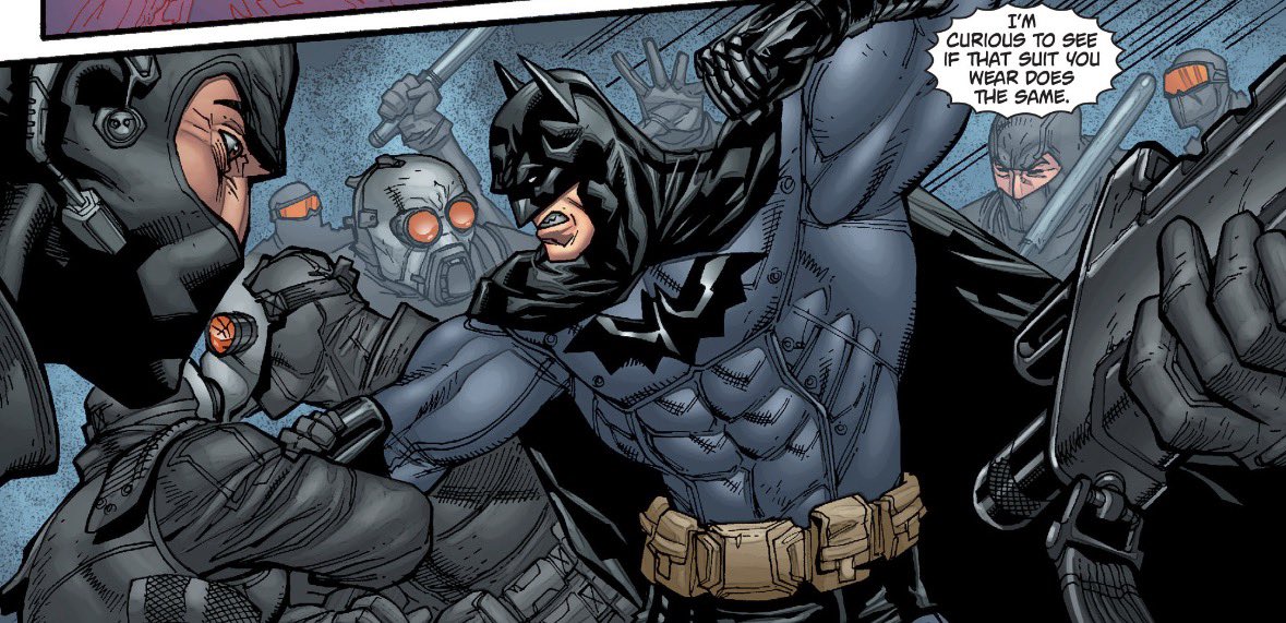 ArkhamCapedBat's tweet photo. ( Written Starter 
     For @VAMPSENTINEL )

    A loud commotion could be heard as Batman was busy dealing with the corrupted tyger guards. Since the opening of Arkham city, the Tyger goons have been going after Batman. https://t.co/HdVMA9Dgnq