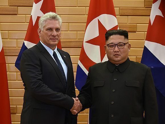 DiazCanelB's tweet photo. Felicitaciones al compañero Kim Jong Un y a todos los militantes del Partido del Trabajo de #Corea, con motivo del 81 aniversario de su fundación. 

Reiteramos nuestro compromiso de desarrollar los históricos lazos de amistad entre ambos Partidos y pueblos. https://t.co/CS5g24GS6w