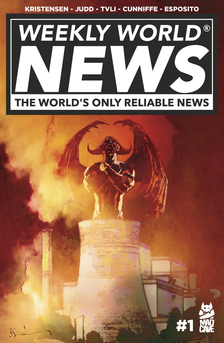 UnComicMas's tweet photo. @MadCaveStudios lanza el 2 de diciembre Weekly World News una serie de cómics de 6 números de
@KenKristensen #stevenpauljudd #tvli #mkperker @deezoid y @TaylorEspo
Portadas de Perker #TomFuller
@declanshalvey @thewolfmaria y @SienkiewiczArt
https://t.co/FNq1ieFCuv https://t.co/iNc0JlyPmC
