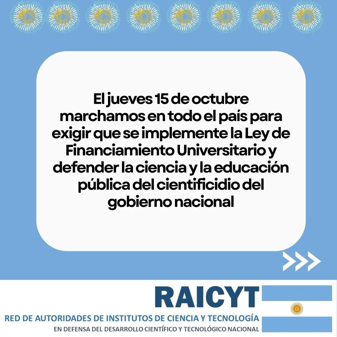 RAICYT_Ar's tweet photo. Este jueves volvemos a marchar. https://t.co/oeksEyDc4D