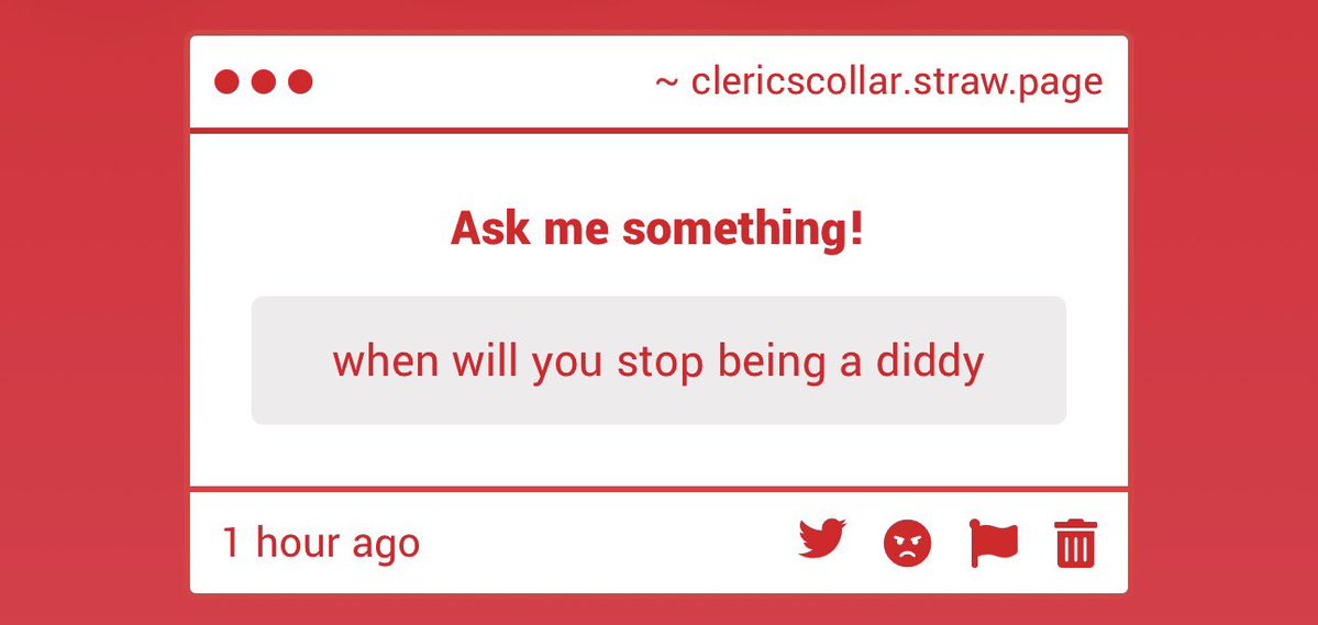 clerics_collar's tweet photo. Im not? Lets not compare me to a sexual assaulter please! https://t.co/XpXhsxXKVX