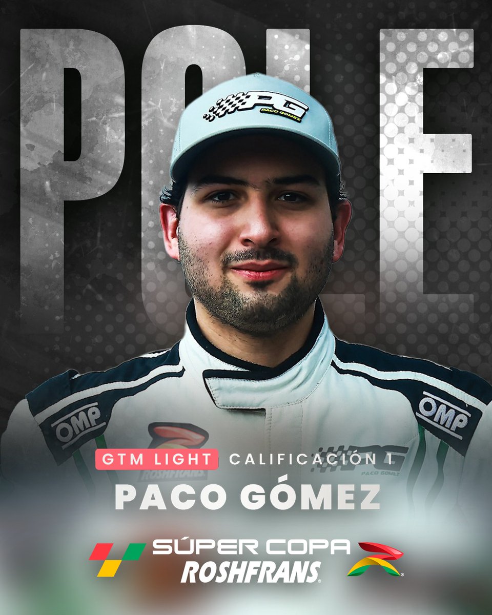 SuperCopaMex's tweet photo. Termina la calificación de la categoría GTM y estos son los pilotos en la "Pole" para la carrera 1 🤠☝️
#SuperCopaRoshfrans #SCMonterrey #SúperCopaRoshfransMTY https://t.co/ZZ88fd27l6