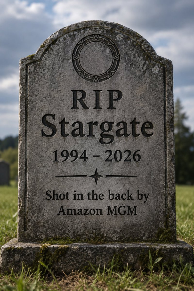 CruzinAhead's tweet photo. @PopcastGuys Very sad news! The stargate we all knew and loved is dead!
#RIPStargate!
#SaveStargate by #BuryingTheGate! https://t.co/RXAjEmsE8l