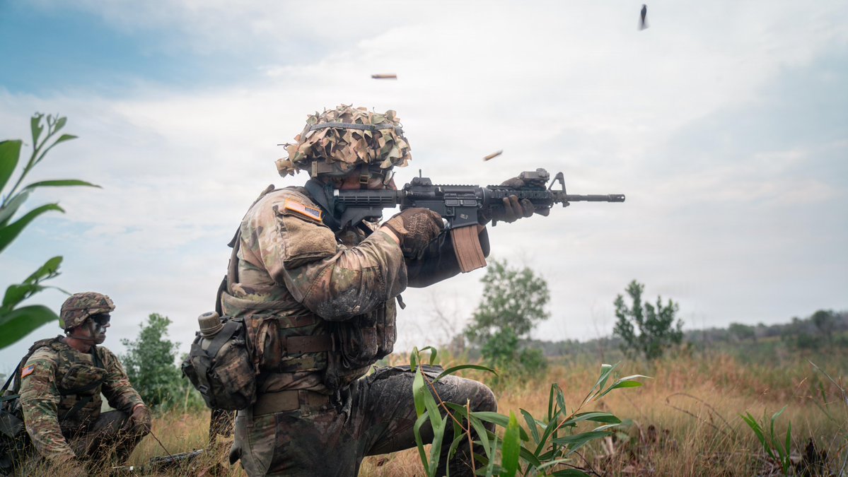 OKGuard's tweet photo. The National Guard has a dual mission.

Defend the nation. Support the state.

The mission may change. The standard does not.

One force. Two missions. #OKGuard

https://t.co/NDR5U4Cq8x https://t.co/avWbmwlwrM