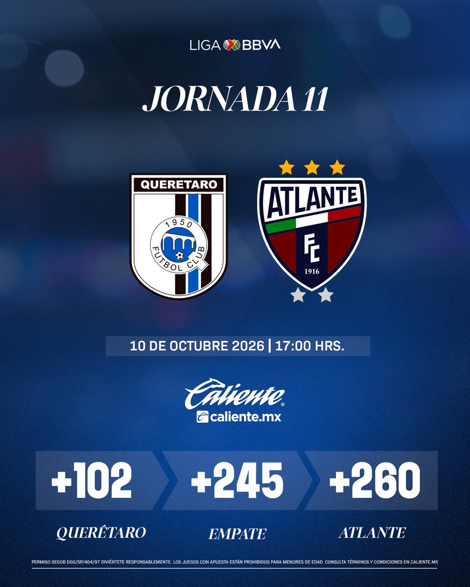 LigaBBVAMX's tweet photo. ¿El Súper Gallo o los Potros de Hierro? 🐓🆚🐴
¡Regístrate ahora en @calientesports y RECIBE $1,000 DE REGALO para comenzar a apostar! 📲 Da clic aquí: https://t.co/ydZDyHj3Cg
🔥 #MásAcciónMásDiversión | #Momios | #J11| #AP26 | #QROATL https://t.co/8kdGQ5Mbek