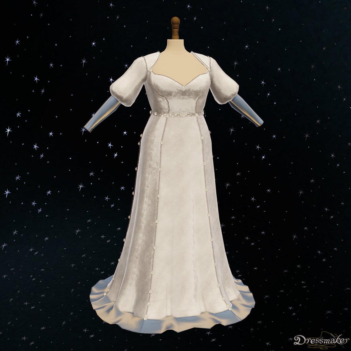LazyFrostine's tweet photo. Day 10: Ghost #dressmaker #dresstober https://t.co/Iiyxa5Cpa8