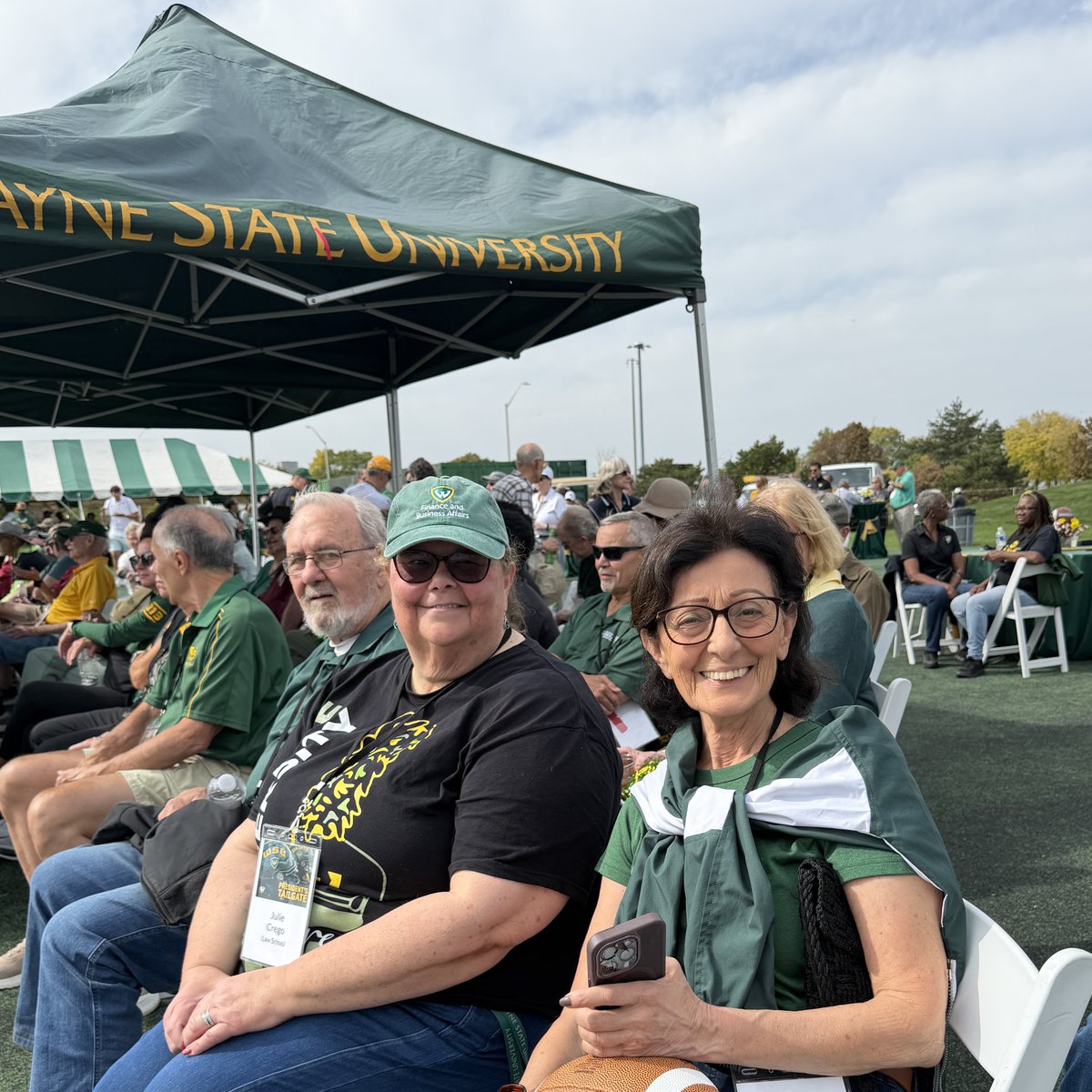waynestate's tweet photo. Wayne State Homecoming celebrates Warrior pride, community and tradition! From tailgate vibes and seeing familiar faces to honoring our Hall of Famers and cheering for the Homecoming Court, today was packed with high energy and excitement. 🔰 https://t.co/kdVXqNz2BH