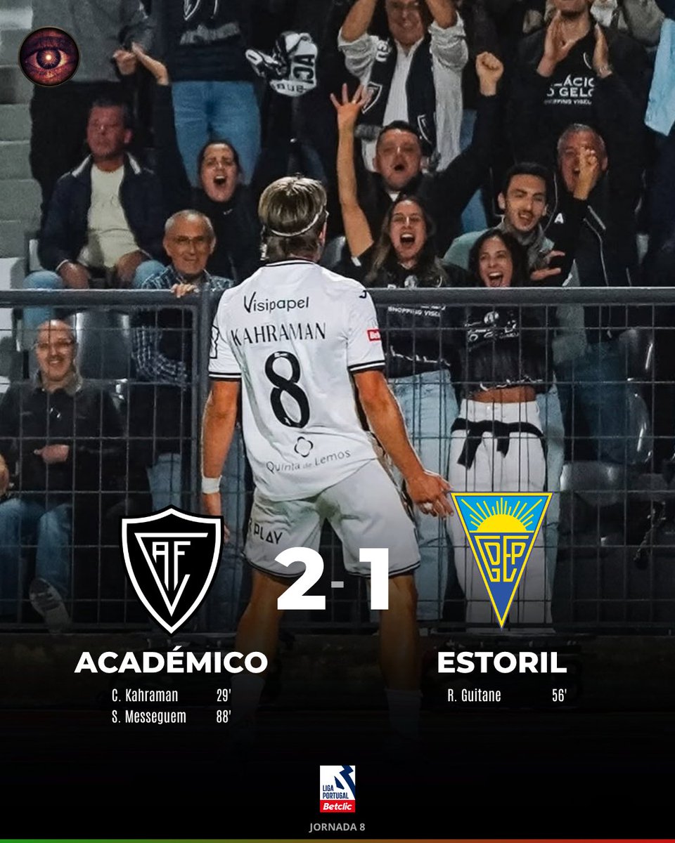 oolharinvisivel's tweet photo. 🔥 Académico vence o Estoril por 2-1 e alcança a 4ª vitória consecutiva na Liga! ⚫⚪

📸: Académico Viseu 

#ligaportugal #academico #viseu #estoril #portugal https://t.co/zQkq6Ssy6z