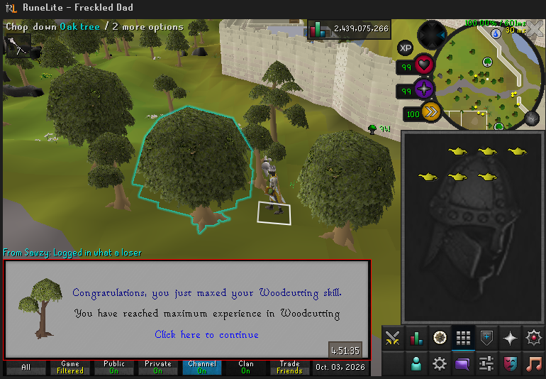 Freckled_Dad's tweet photo. Got two 200m's at @RuneFest done by the goat @JagexPheasant. It was great to meet &amp; hangout with you. Thanks for everything you do at jagex! https://t.co/Qj9Xp7HkmN