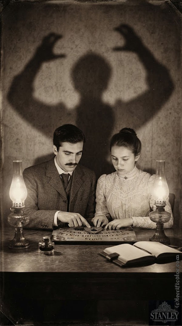 terrificator's tweet photo. The Ouija board didn't start as a children's toy. From Victor Hugo's intense seances in Jersey to the tragic destiny of industrialist William Fuld, discover the dark, fascinating history of the talking board. 🕯️✨
And do you still believe it’s just a board game?
Explore the full archive on https://t.co/qZNzwq3mIp: https://t.co/rY4uKofAis
#Ouija #Spiritualism #Occult #VictorHugo #History #TalkingBoard #HelenPeters #ElijahBond #Baltimore #Ideomotor #TablesTournantes