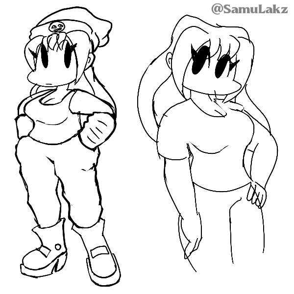 SamuLakz's tweet photo. Random dumb ass doodles of Jennifer cuz I haven’t drawn her in months and cuz I’m bored
#oc #ocart #fnfoc #doodles https://t.co/TCyUdSwkPN