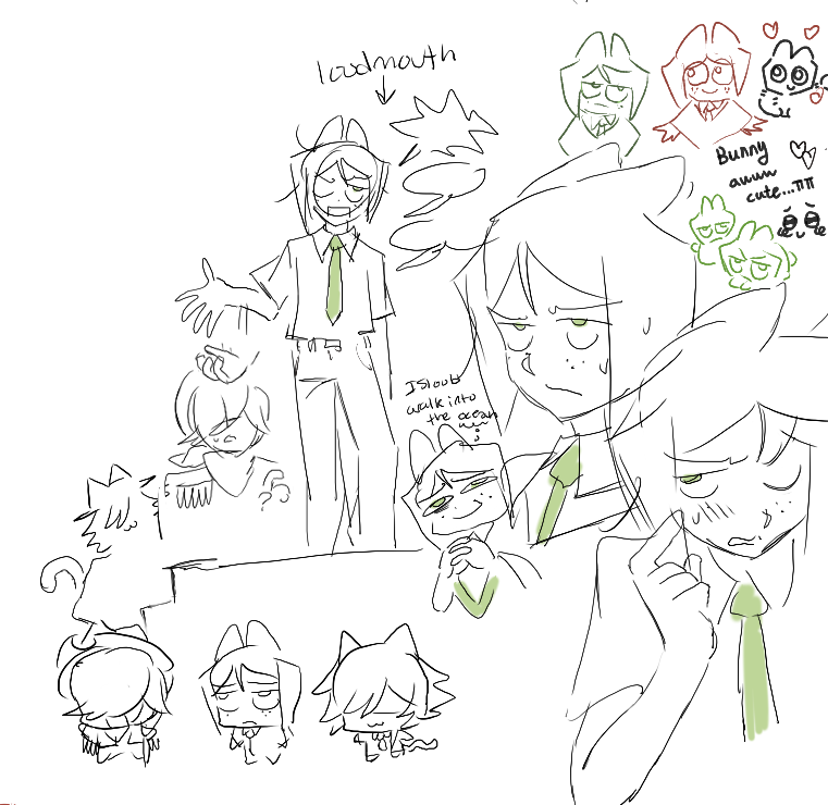 37after6's tweet photo. And pt.2 featuring Gijinka (Foggy's art on the right in on second pic!!) https://t.co/TDsysvUMbB