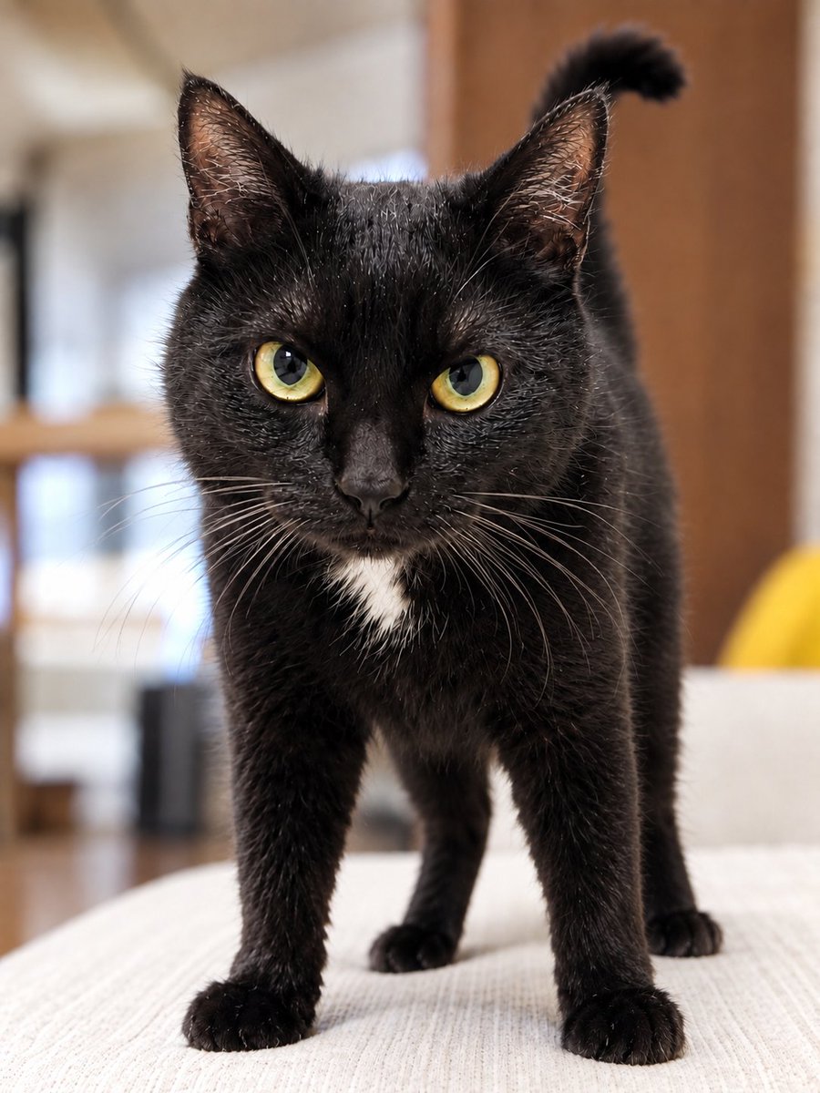 Min_starfield's tweet photo. これがニャ王立ちってやつか

#猫のいる暮らし
#黒猫 https://t.co/EPqBI0cjqf