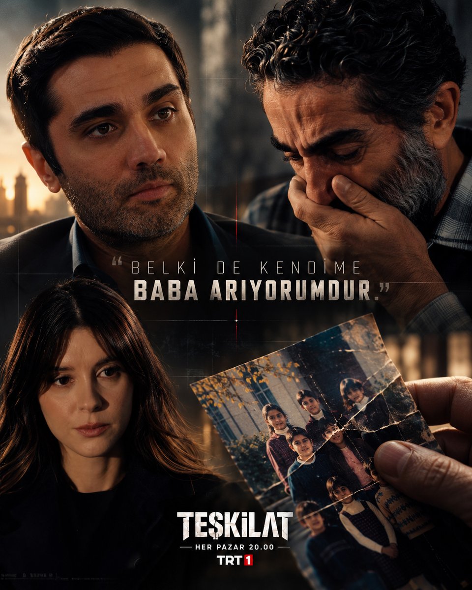 trt1's tweet photo. "Belki de kendime baba arıyorumdur.”

#Teşkilat yeni bölümüyle bugün saat 20.00'de TRT 1'de! 📺
@teskilattrt https://t.co/tLQ9Nct9W8