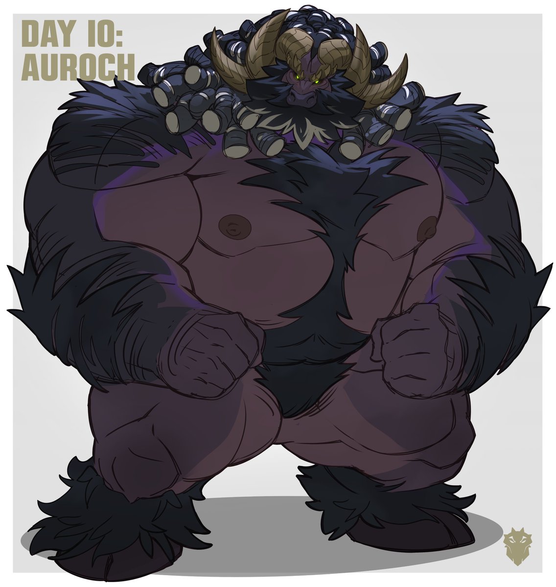 InternalEdge's tweet photo. WERETOBER 2026    
#Weretober  Day 10. Auroch https://t.co/yd79RlWB6M