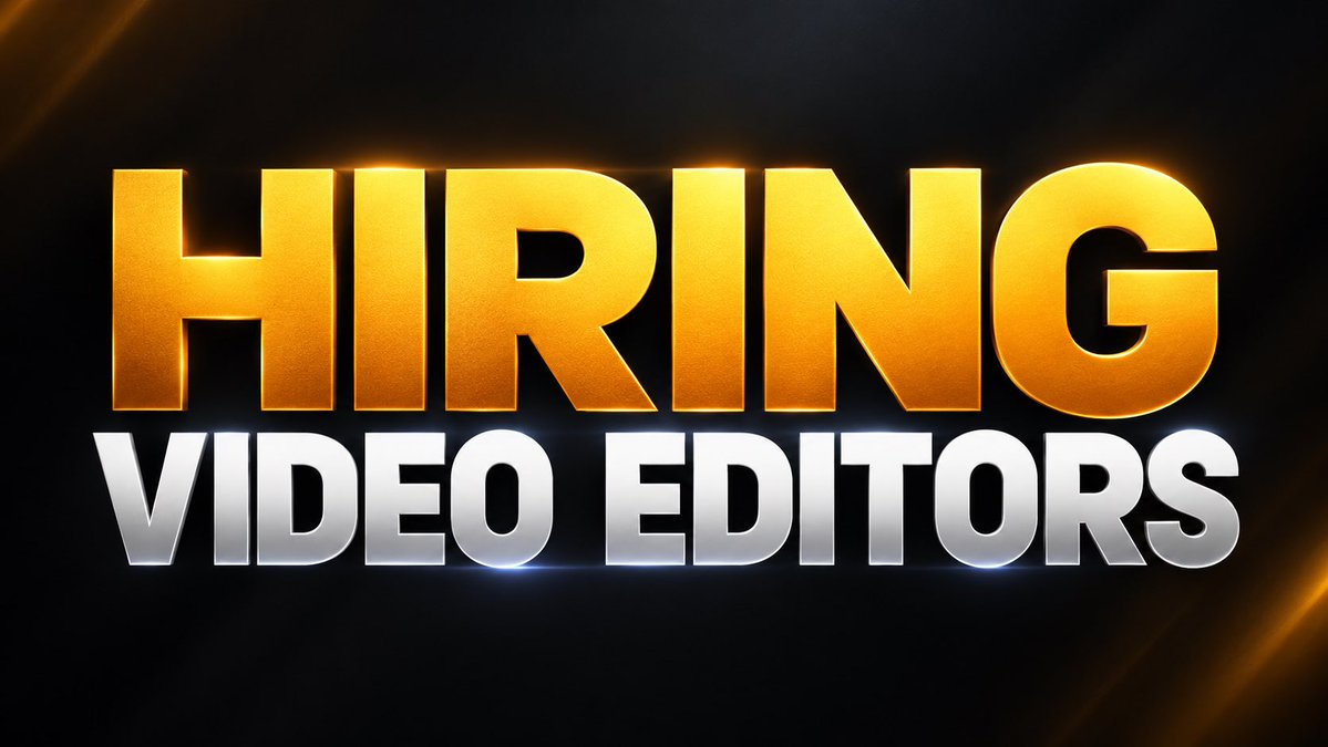 HeySayem's tweet photo. Hiring a video editor 🎬

Looking for someone who can turn raw footage into clean, fast-paced, high-retention content.

Bonus if you understand tech, apps!!

Plus points if you have experience with AI content or Higgsfield.

Remote / freelance to start.

Drop your portfolio below 👇