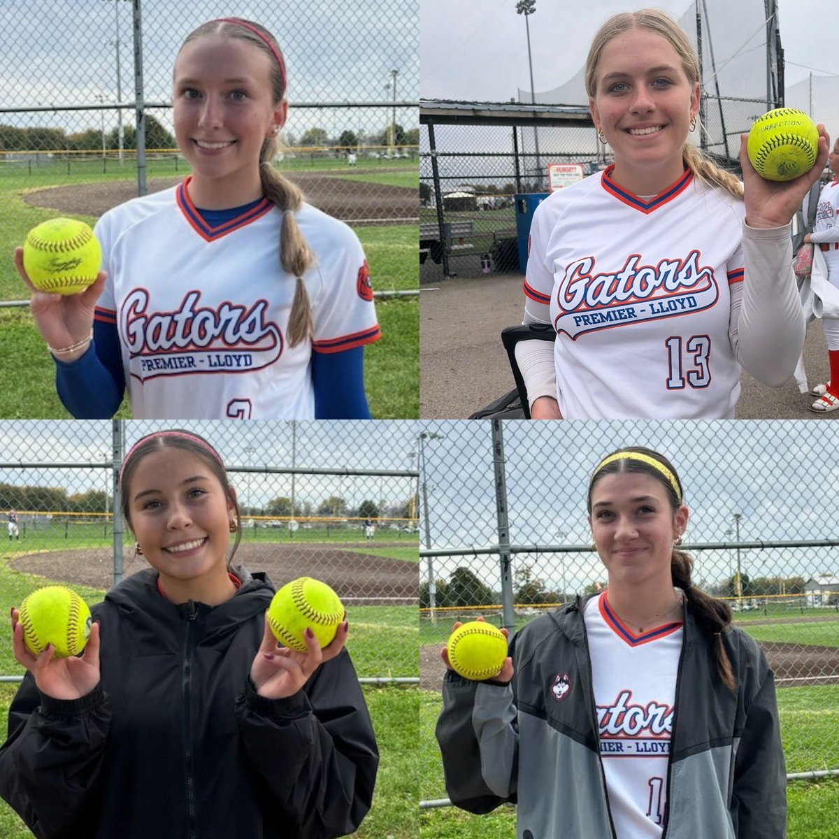 INGatorsCruz's tweet photo. Gator girls came to play today! We finished pool play going 3-0 and securing the #1 seed in our pool. Now let’s hope the rain stays away, bracket is set to start at 10:10am tomorrow! 

Shout out to these 4 ladies on their pool play 💣s! Grace Mulligan 2029, Brylee Stwalley 2029, Rylie Ruiz (2) 2029, Baylie Polston 2028. Keep swinging, ladies! 👏🏼 💪🏼

@gracemulli_14 @Bryleestwalley @rylieruiz1 @Bayliepolston12