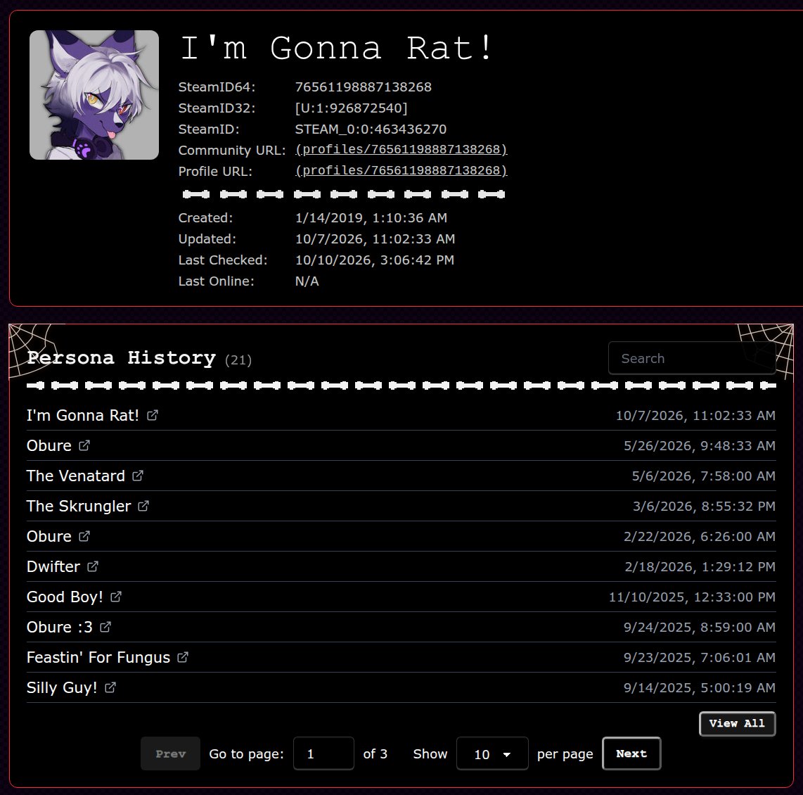 furbiddentruths's tweet photo. 3 days ago, one of Tyler and Lance's friends changed their username to "I'm Gonna Rat!"

He might be trolling, but at least we know that our work is being noticed. @DiligentDenizen @billiewebbb keep up the good work! https://t.co/vTGriF05zE