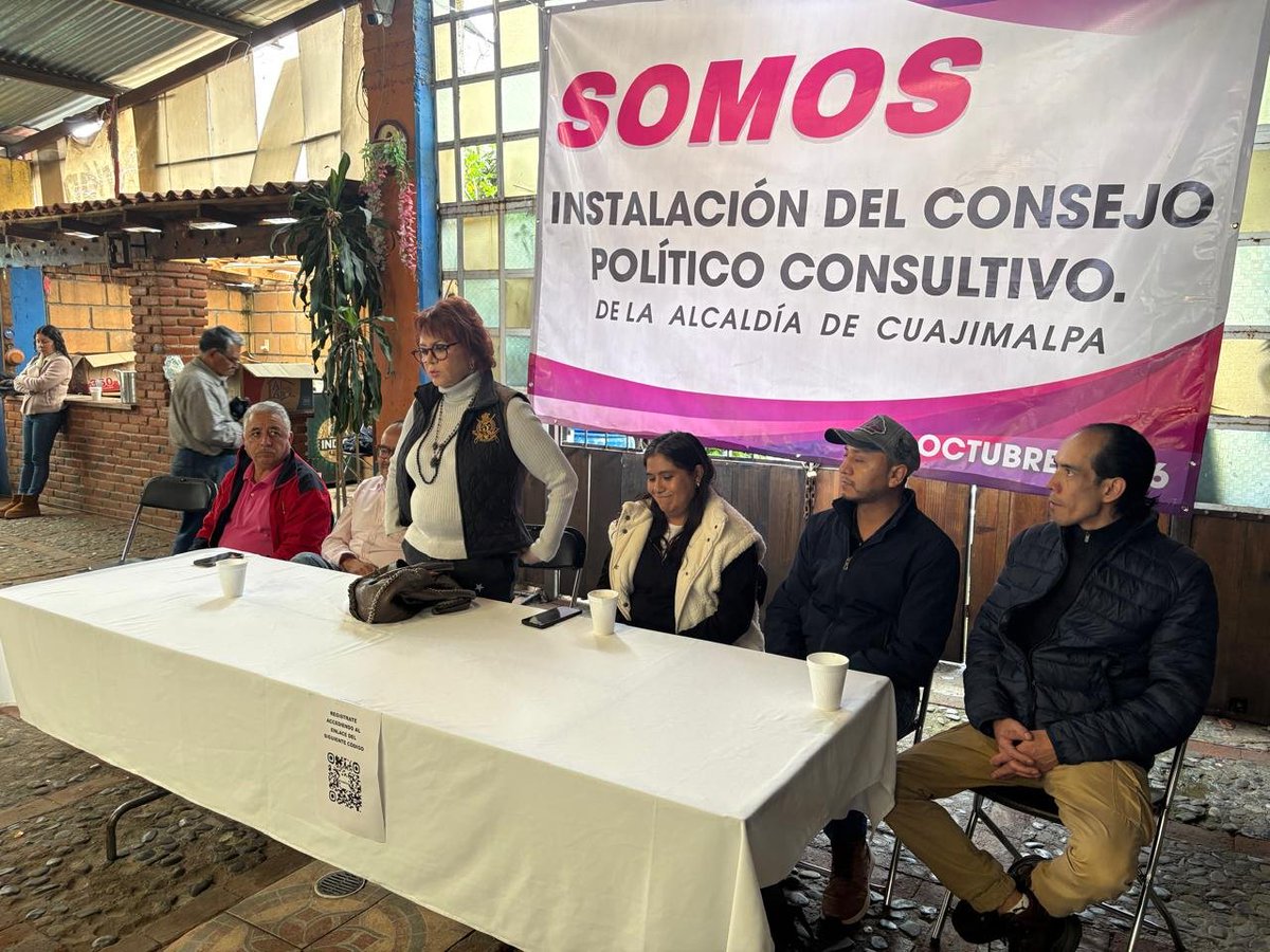 somosmx_cdmx's tweet photo. Hoy se instaló el Consejo Consultivo Ciudadano de SOMOS Cuajimalpa. 

En representación del comité de SOMOS CDMX, acudió Rosario Guerra, secretaria General,

#LaFuerzaQueNosUne #SomosCDMX https://t.co/BTPaM2jDE4