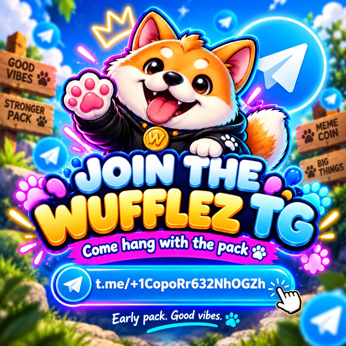 WufflezInu's tweet photo. 🐶🧇 THE WAFFLEZ PACK IS CALLING! 🚀

Got a minute? Come see what we're building! 👀

🎮 Play our WAFFLEZ game
🏆 Chase the high score
🎁 Get a chance to earn free $WAFFLEZ
🐾 Be part of something from the beginning!
We're just getting started, and there's room for YOU!
👇 JOIN THE PACK!
🔗 https://t.co/HGTcSqpiOf
🧇 $WAFFLEZ — LET'S MAKE IT FUN!

#WAFFLEZ #Solana #Memecoin #Crypto