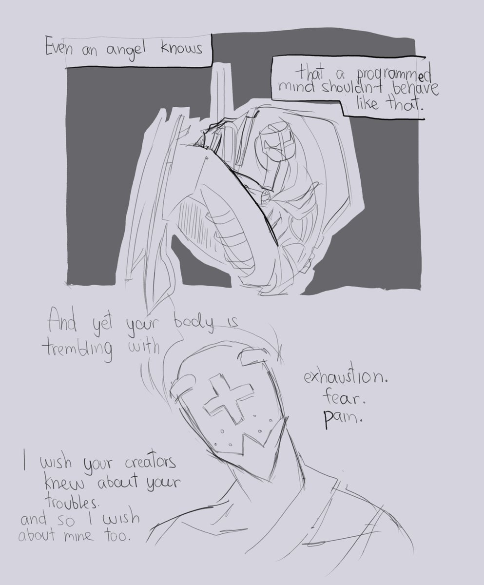 _garemvirus's tweet photo. u know its not a good idea to comfort your emotionally unstable machine but nvm gabriel continue https://t.co/8TEMIQz41U