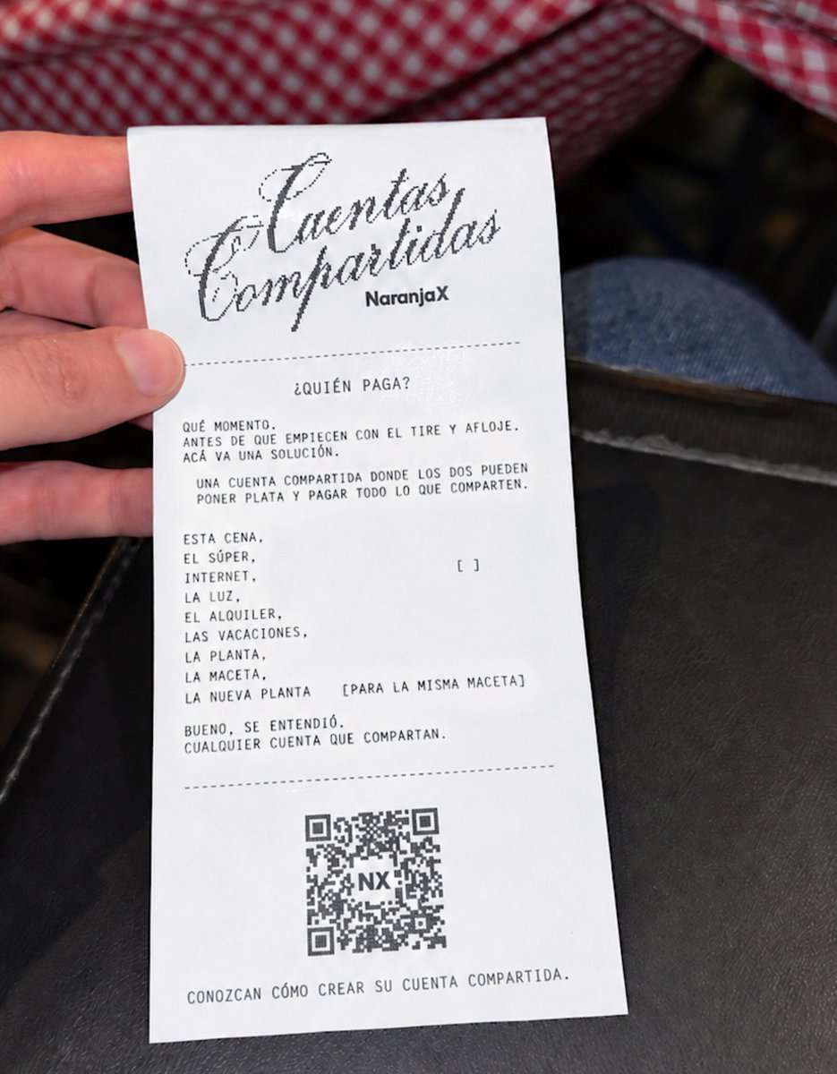 Lbaini's tweet photo. Vine a merendar con Yani y en la cuenta dice esto, creo que es la primera vez en mi vida que veo una publicidad en un ticket kjj https://t.co/IGeeOcvzhx