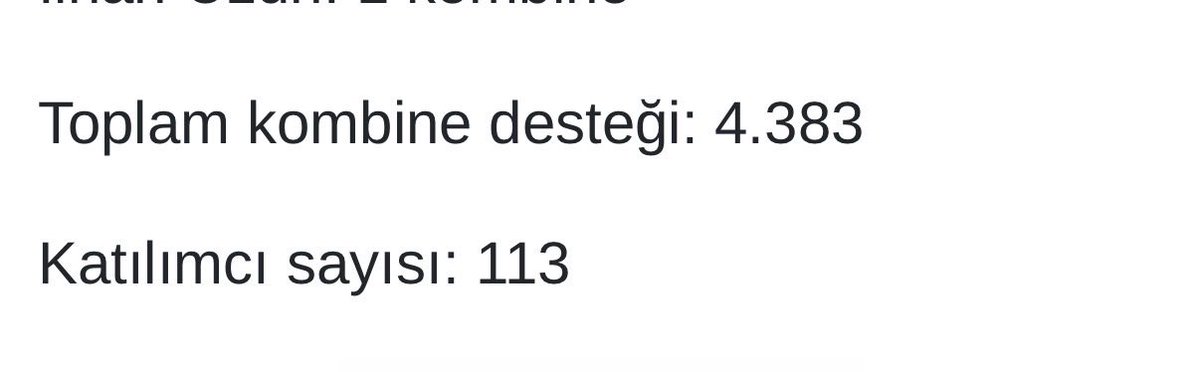 TuranEss's tweet photo. Kombine sayısı inanın hiç önemli değil,katılımcı sayısına baktığımızda her şey açık,öz eleştiri yapacaklar umarım başarırlar. https://t.co/09mGlkFHc0