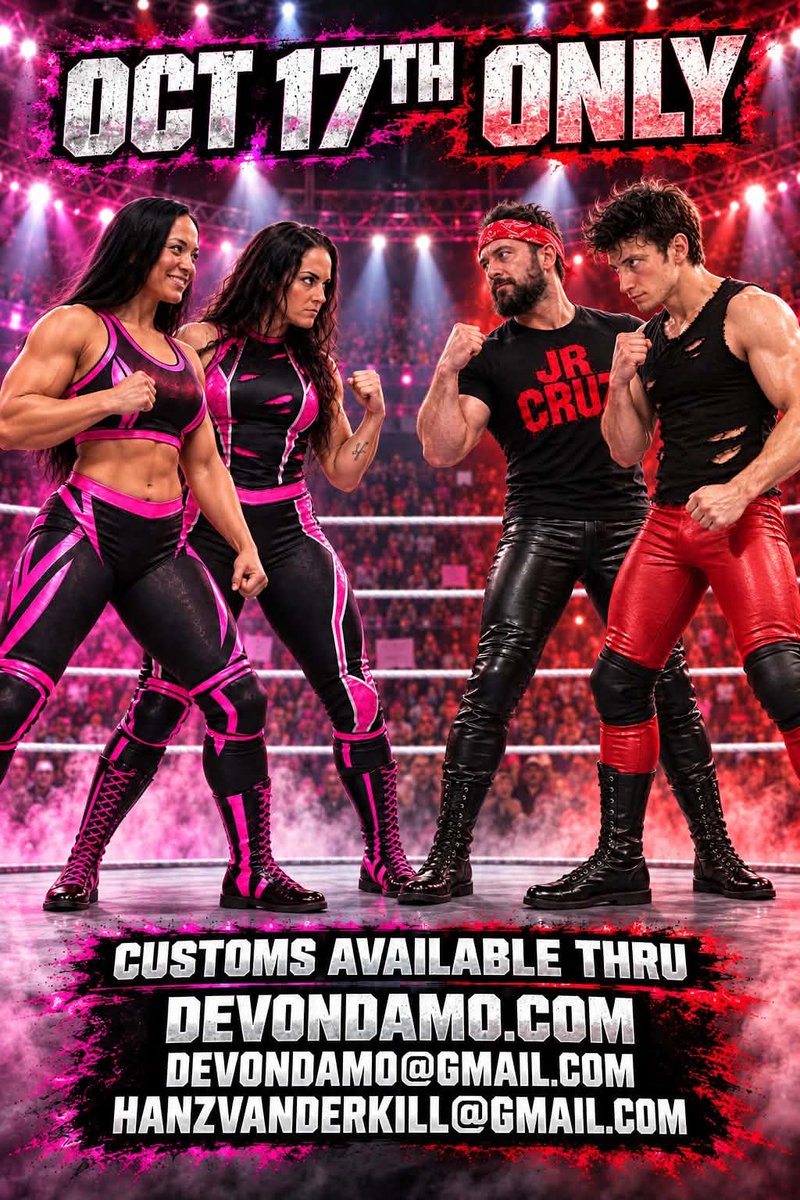 Devonskw's tweet photo. For the first time ever @JazmineCruzOff1 @hanzvanderkill @JR_Cruz2020 come together. Email us for custom info thanks! ( yes the banner is AI if you were wondering) https://t.co/17r7kiKHhO