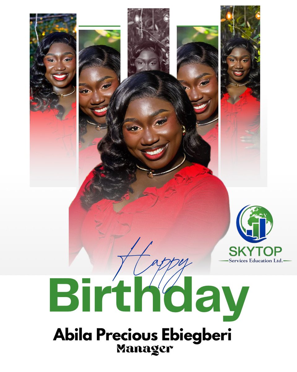 skytopservices's tweet photo. 🎉🎂 HAPPY BIRTHDAY TO OUR AMAZING MANAGER! 💙💚
Wishing you greater success, happiness, good health, and endless blessings in your new year. Thank you for your leadership and inspiration.
Cheers to a beautiful new chapter! 
With love from all of us at Skytop Services. https://t.co/5ssuAI4M4b