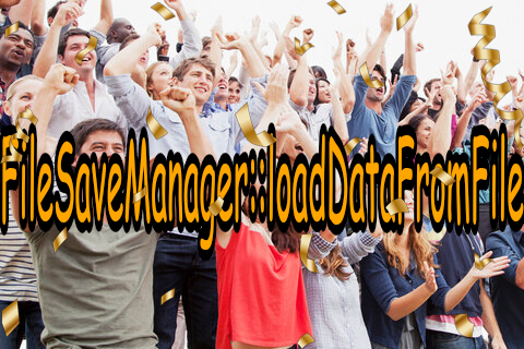 DailyGDFunction's tweet photo. Today's function: #6149 FileSaveManager::loadDataFromFile! (Day #176) https://t.co/hm94BT4s2x