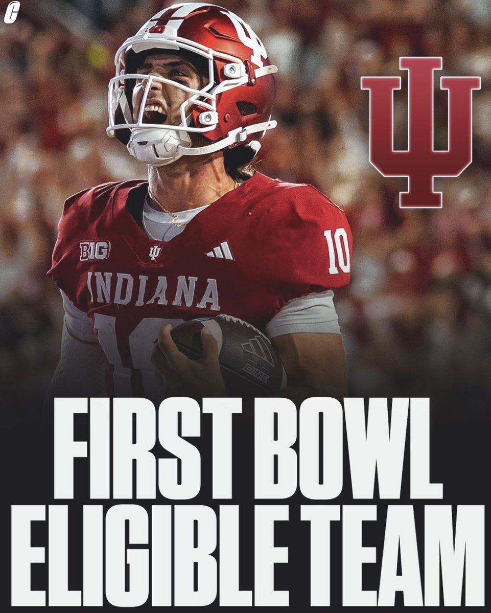 JeffRabjohns's tweet photo. Oh, and by the way ... #iufb (Graphic via @CFBAlerts_)

Think about the history of Indiana football. Then think about this: https://t.co/xxUERaTdU2