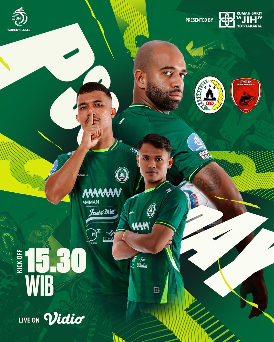 PSSleman's tweet photo. 𝙊𝙪𝙧 𝙝𝙤𝙢𝙚, 𝙤𝙪𝙧 𝙢𝙤𝙢𝙚𝙣𝙩. 𝙇𝙚𝙩'𝙨 𝙙𝙤 𝙞𝙩! 💚🏟️

#PSS #COSE #PSSday #PSSvsPSM https://t.co/EYmsYFK6pg