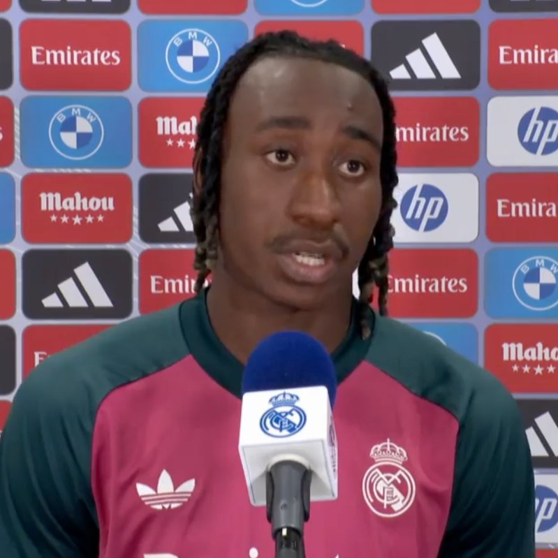 MadridXtra's tweet photo. 🚨🗣️ Yan Diomande on his FIRST Real Madrid goal:

“I had been WAITING a long time for it. I’m very HAPPY.” https://t.co/ZctPjwXrli