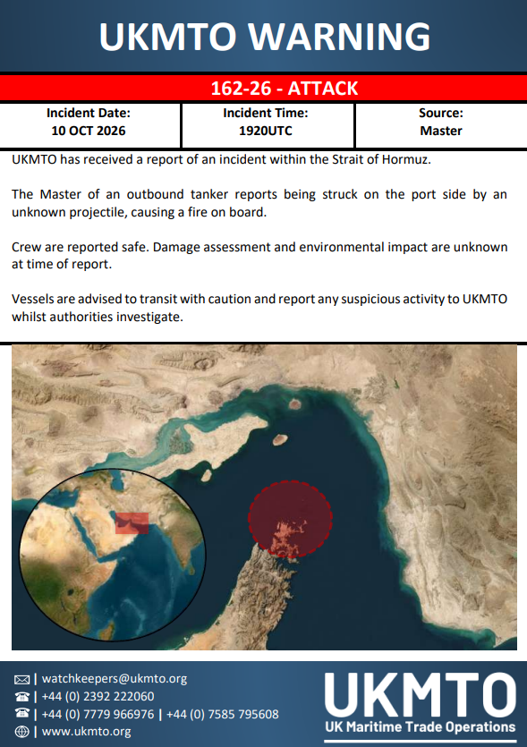 UKMTO WARNING 162-26