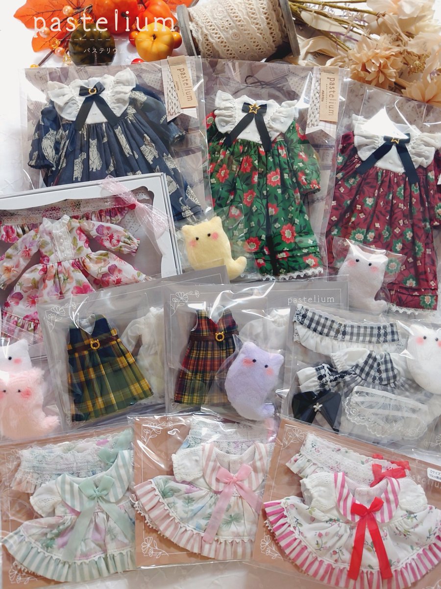 pastelium_doll's tweet photo. 10/11 11:00〜15:30
第63回Doll's Myth.
H13 pastelium

1/6(Tinyfox、imomo)、1/8(ボニバニ6他)、1/12(シュガカプ、オビツ11他)ドール服と、10cm無ぬい服を持って行きます✨️
委託作品もございます。試着もできますので、ぜひお気軽にお立ち寄りいただけたら嬉しいです💞

#ドルミス63販売

↓詳細 https://t.co/9x6p2sK229