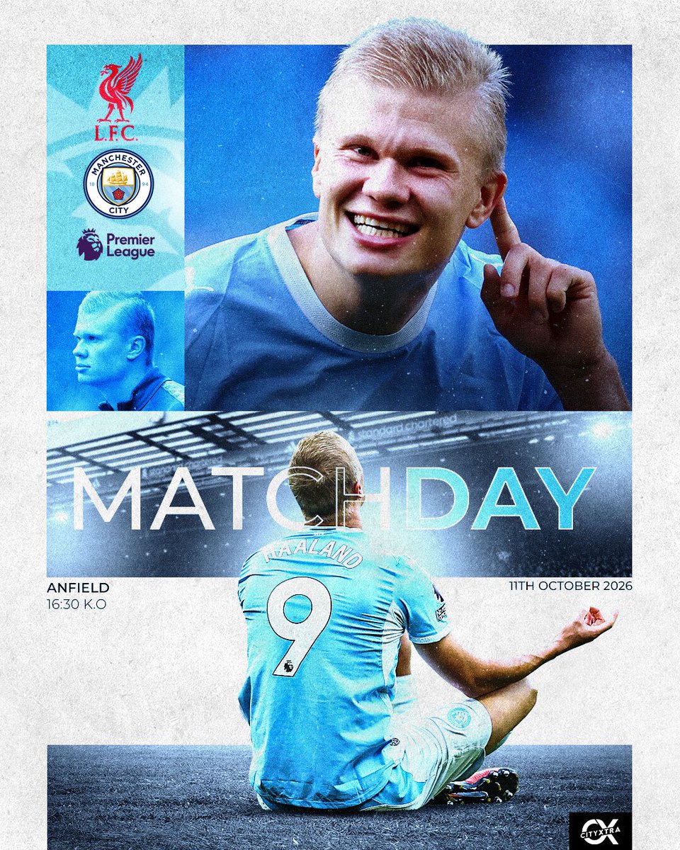 𝗜𝗧'𝗦 𝗠𝗔𝗧𝗖𝗛𝗗𝗔𝗬!!!

🏆 Premier League
🏟 Anfield
🆚 @LFC  
⏰ 16:30 (UK)
📺 Sky Sports https://t.co/07S3K0SSB6