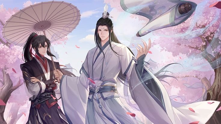 miaumosa's tweet photo. WWX's such a spoiled princess~ LWJ's always carrying an umbrella for him, because he has delicate hands 🤭☂️ https://t.co/pEG7oAcWGj