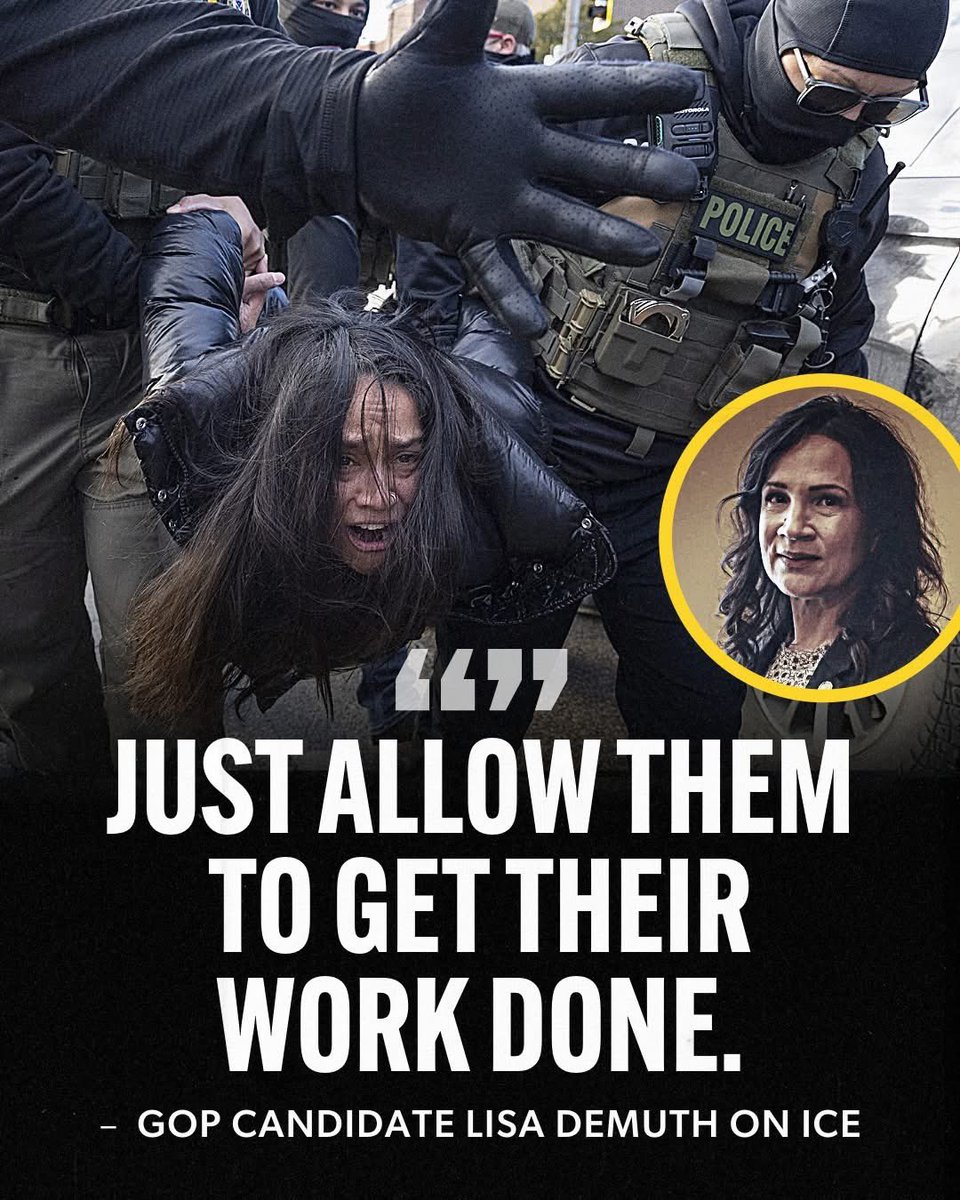 CaptMinn2026's tweet photo. When you talk to the people Lisa, do you tell them how you supported ICE murdering Renee Nicole Good and Alex Pretti? https://t.co/V4bVoMai2Y