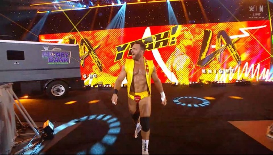 WeWantLAKnight's tweet photo. THE MEGASTAR IS HERE!!!!! ⭐️

#MITB https://t.co/nRVhFoQCZX