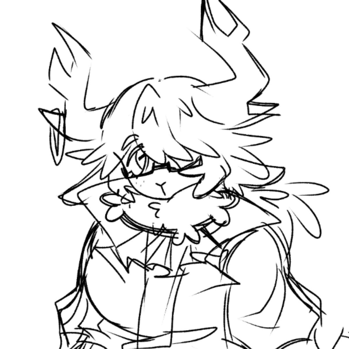 gammagrafted's tweet photo. wip just some bullshit with horns pretend she has her cristal https://t.co/6Wi0QdaxDC